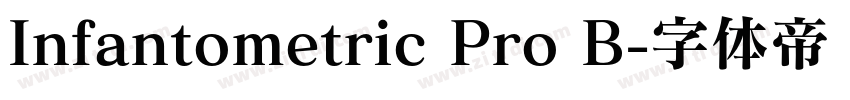 Infantometric Pro B字体转换